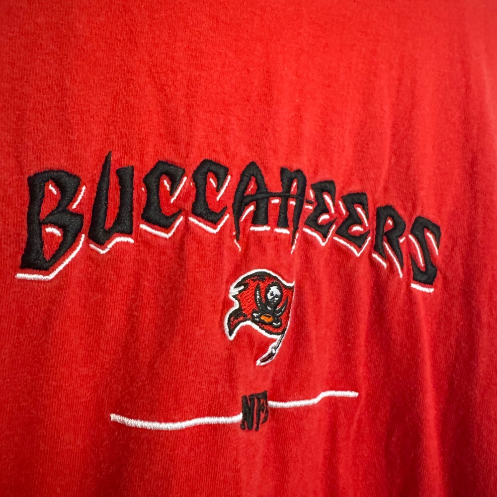 NFL Buccaneers Bold Red Tee